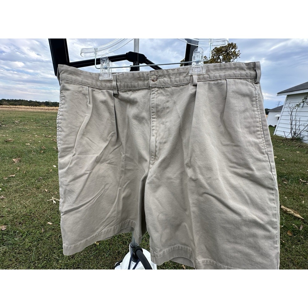 Polo Ralph Lauren Chino Shorts Pleated Front Men's Size 42 Khakhi pockets